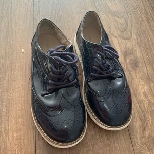 Zara Patent Leather Derby Shoes